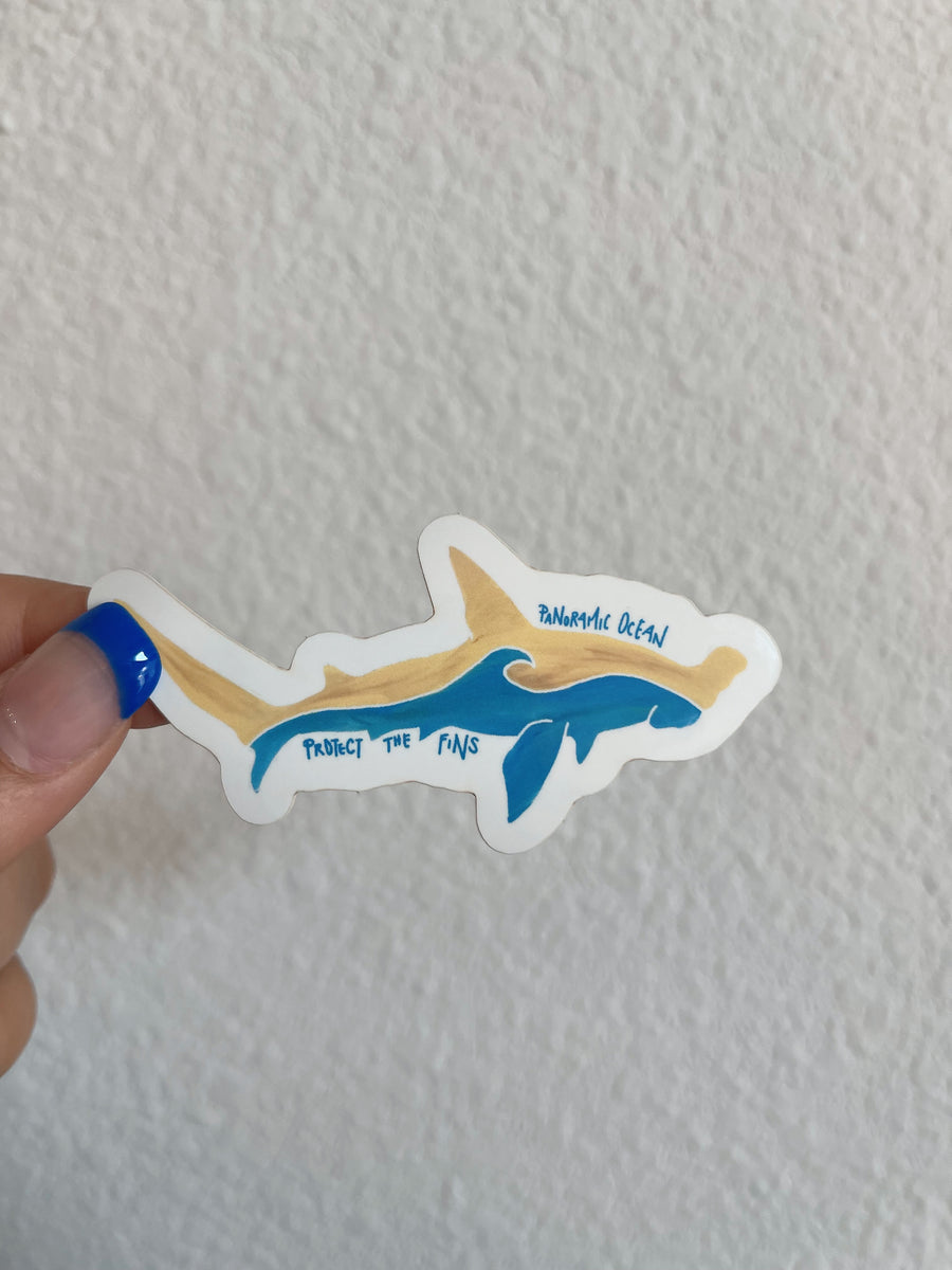 Protect the Fins Sticker – Panoramic Ocean