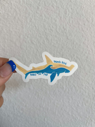Protect the Fins Sticker
