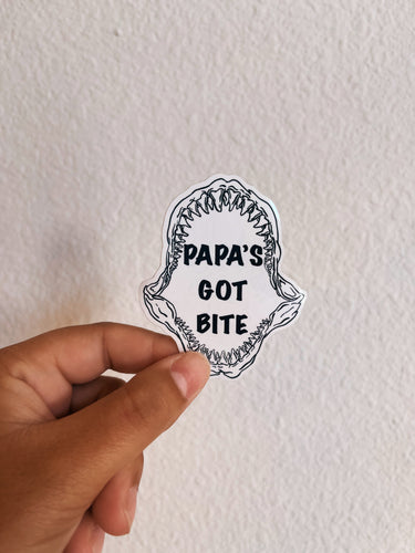 Papa’s Got Bite Sticker